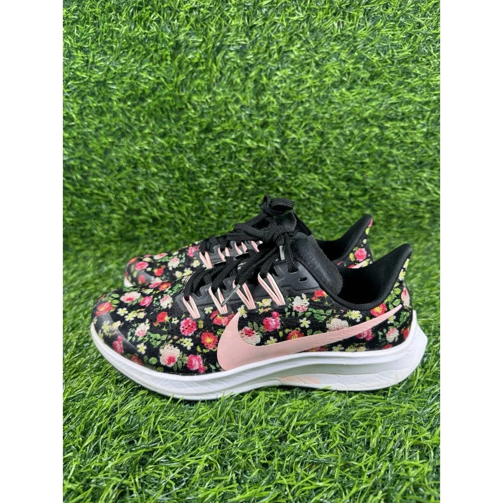 Nike Air Zoom Pegasus 36 Flowers AT4096-001 Youth Size 6.5y